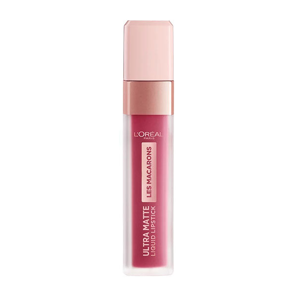 L'OREAL LES MACARONS LIQUID LIPSTCK ULTRA MATTE PRALINE 820 - Tre Pi Profumerie