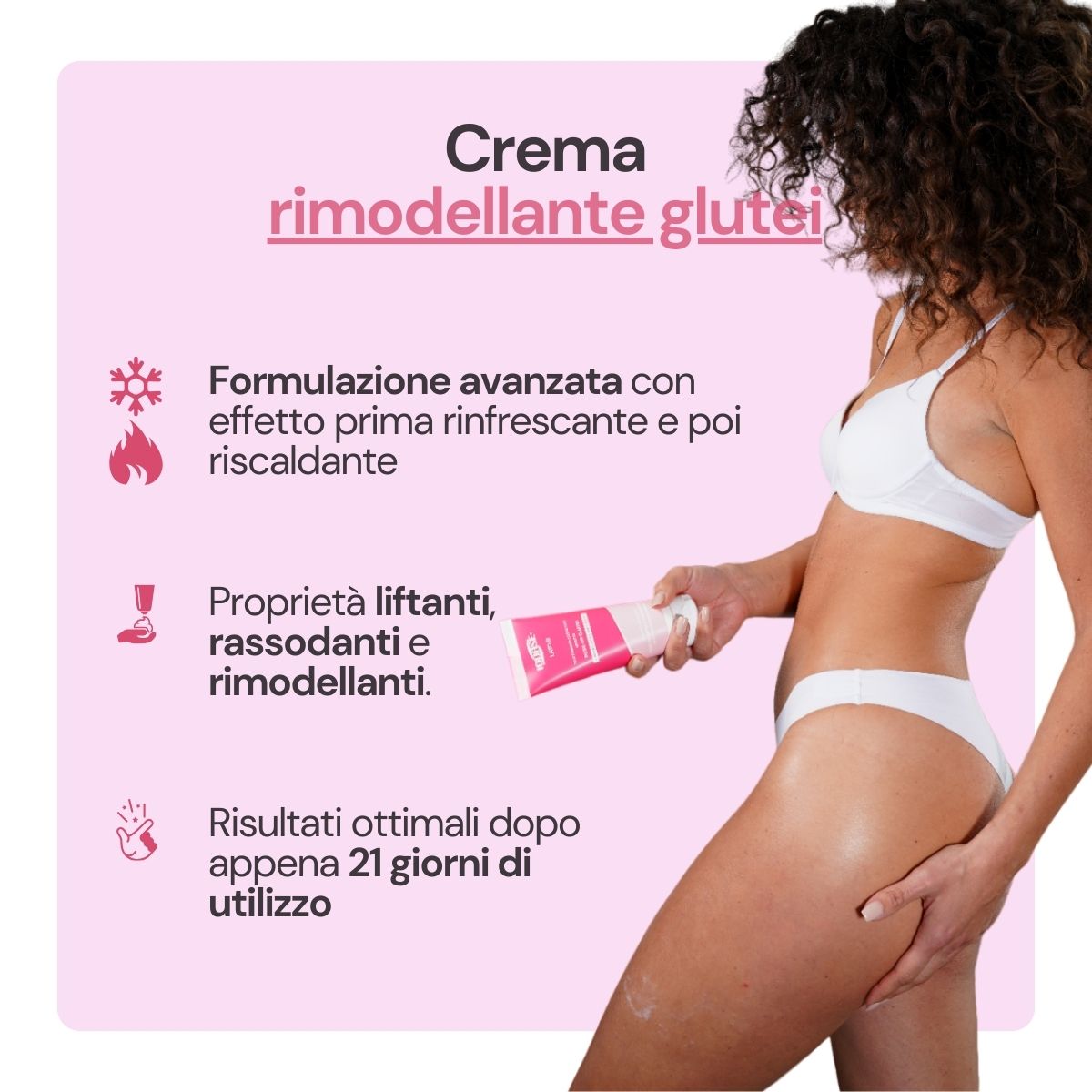 Iodase Cosmetics Crema tonificante e rimodellante Glutei