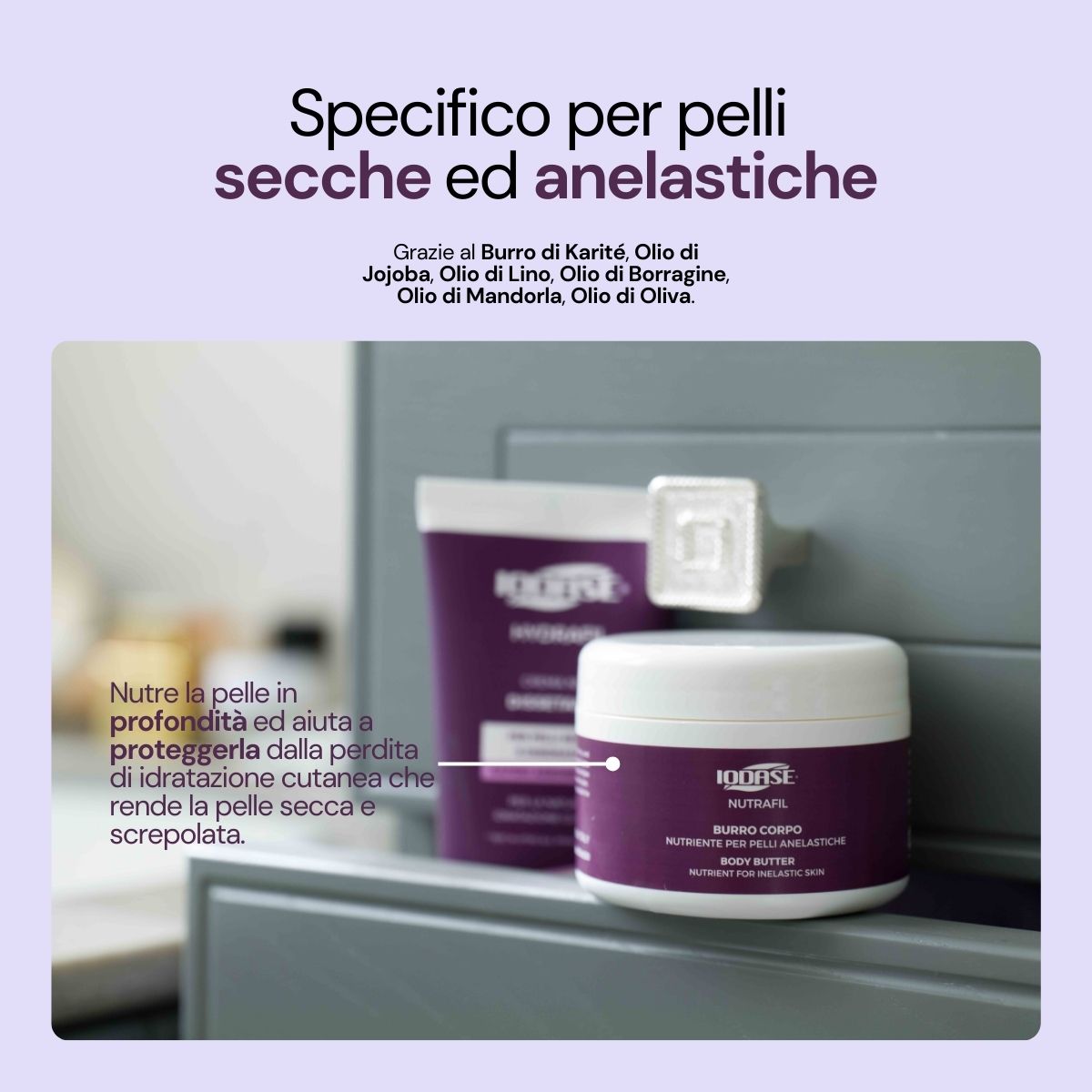 Iodase Cosmetics Burro corpo per pelle secca