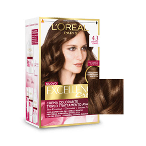 L'OREAL EXCELLENCE CASTANO DORATO 4.3 - Tre Pi Profumerie