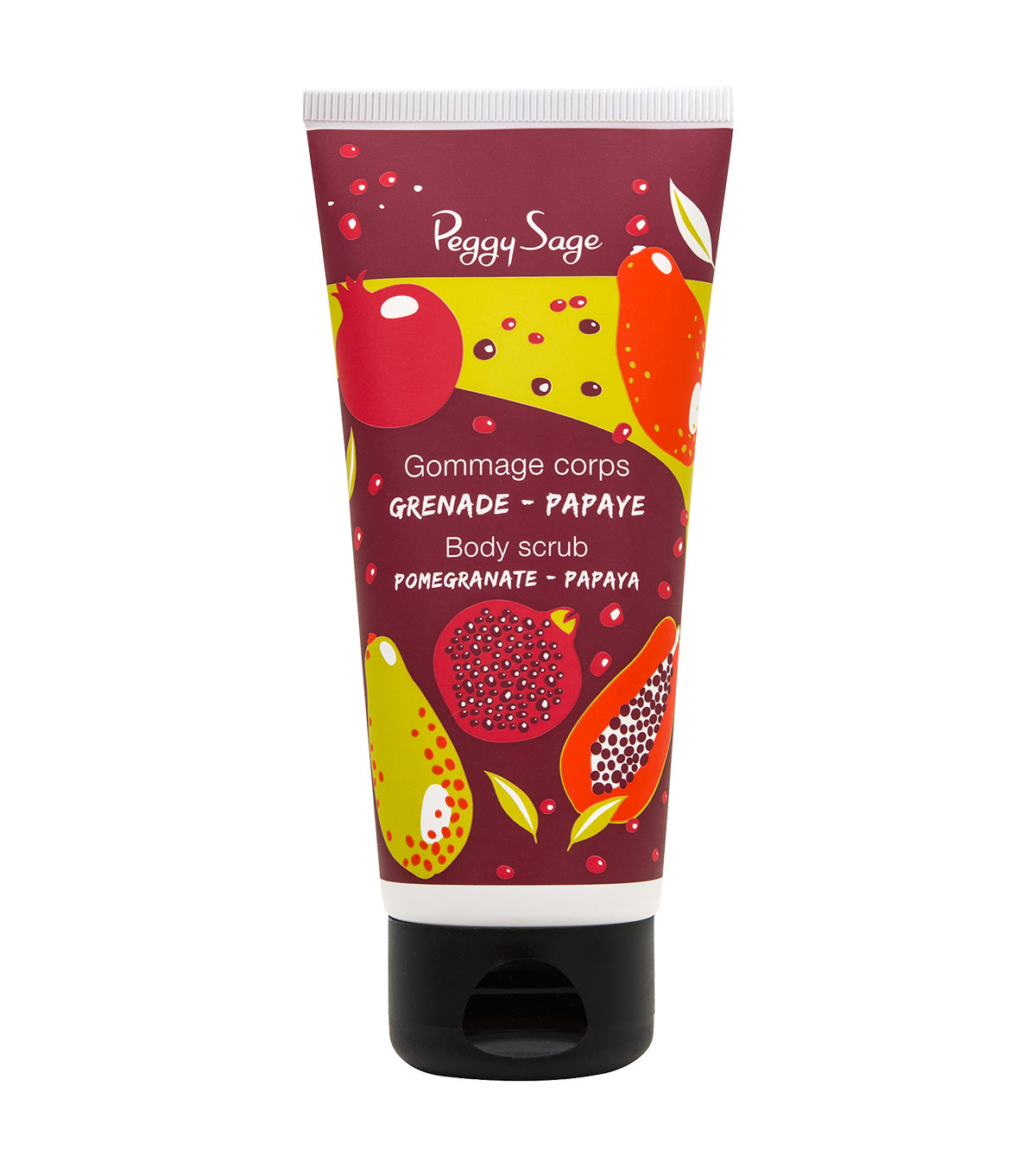 PEGGY SAGE GOMMAGE CORPO MELOGRANO / PAPAIA 100ML - Tre Pi Profumerie