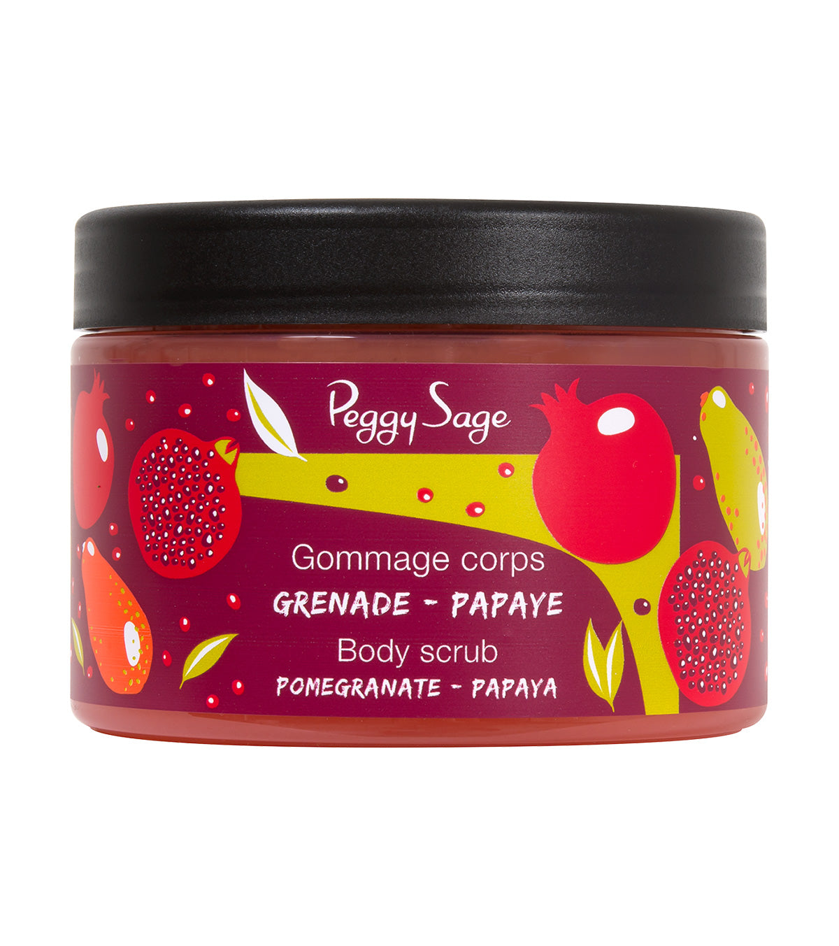 PEGGY SAGE GOMMAGE CORPO MELOGRANO / PAPAIA 300ML - Tre Pi Profumerie