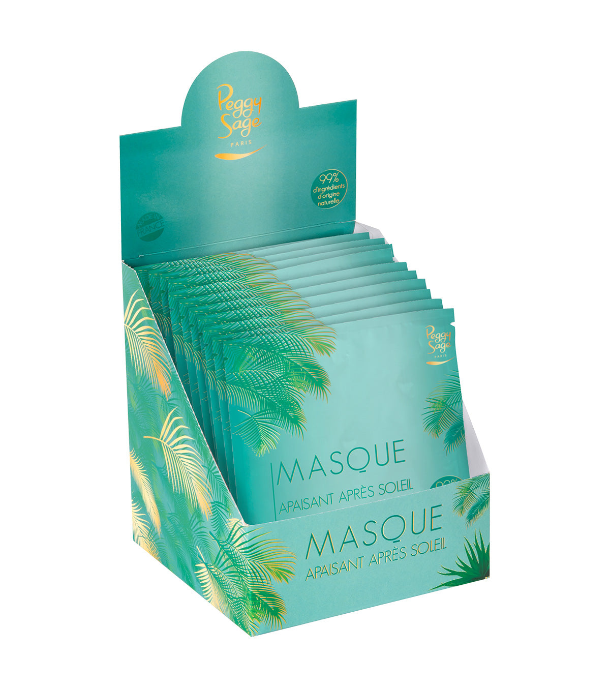 PEGGY SAGE ESPOSITORE 24 MASCHERE LENITIVE DOPOSOLE - Tre Pi Profumerie