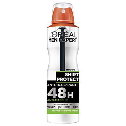 L'OREAL MEN EXPERT DEODORANTE SPRAY SHIRT PROTECT 150 ML - Tre Pi Profumerie