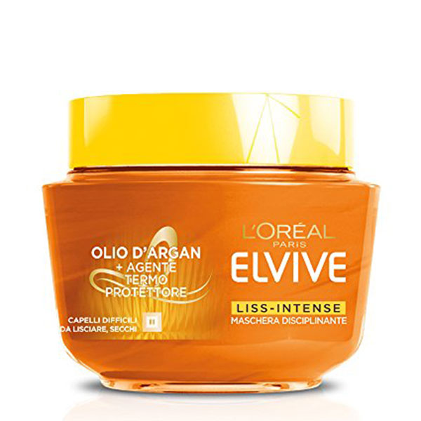 L'OREAL ELVIVE MASCHERAOLIO DI ARGAN LISS INTENSE 300 ML - Tre Pi Profumerie