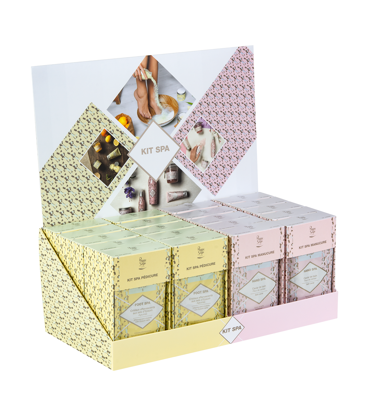 PEGGY SAGE ESPOSITORE KIT HAND SPA ET FOOT SPA - Tre Pi Profumerie