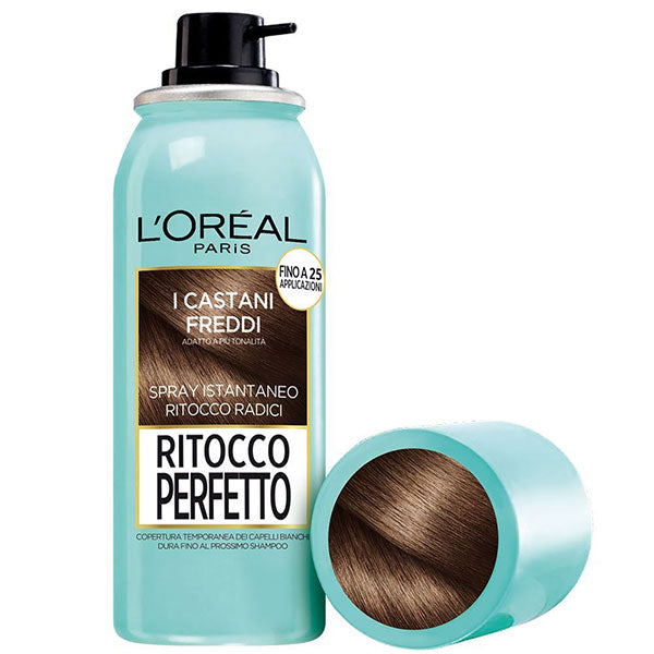 L'OREAL PARIS RITOCCO PERFETTO SPRAY ISTANTANEO I CASTANI FREDDI - Tre Pi Profumerie