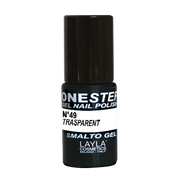 LAYLA ONE STEP GEL NAILPOLISH TRASPARENTE 49 - Tre Pi Profumerie