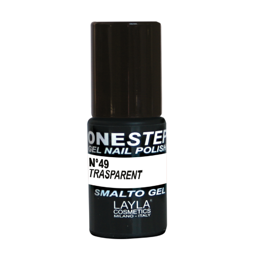LAYLA ONE STEP GEL NAILPOLISH TRASPARENTE 49 - Tre Pi Profumerie