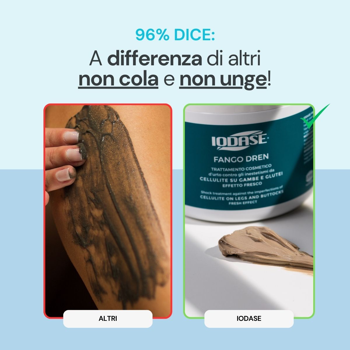 Iodase Cosmetics Fango cellulite effetto fresco