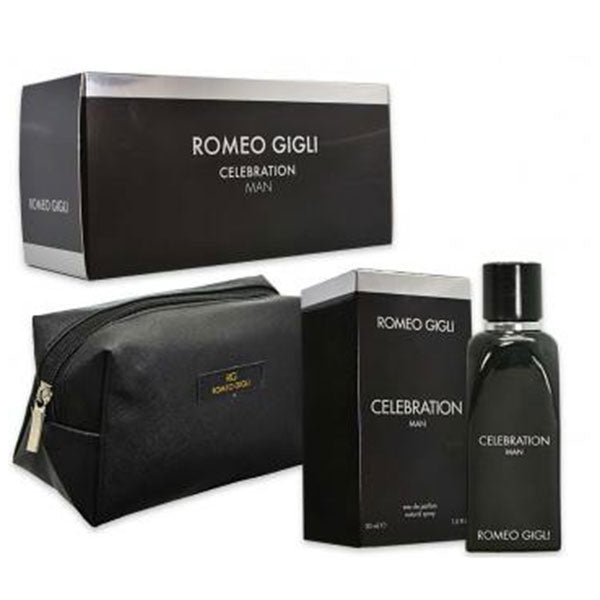ROMEO GIGLI CELEBRATION MAN COFANETTO EDP 30 ML + POCHETTE - Tre Pi Profumerie