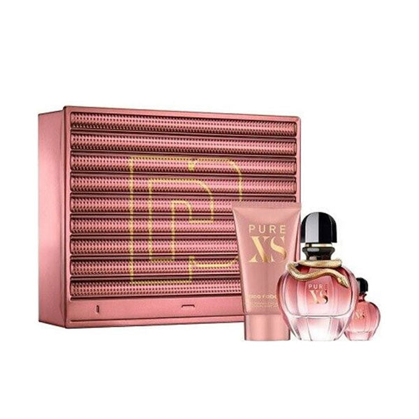 PACO RABANNE PURE XS FOR HER COFANETTO EDP 50 + EDP 6 + B.LOT 75 - Tre Pi Profumerie
