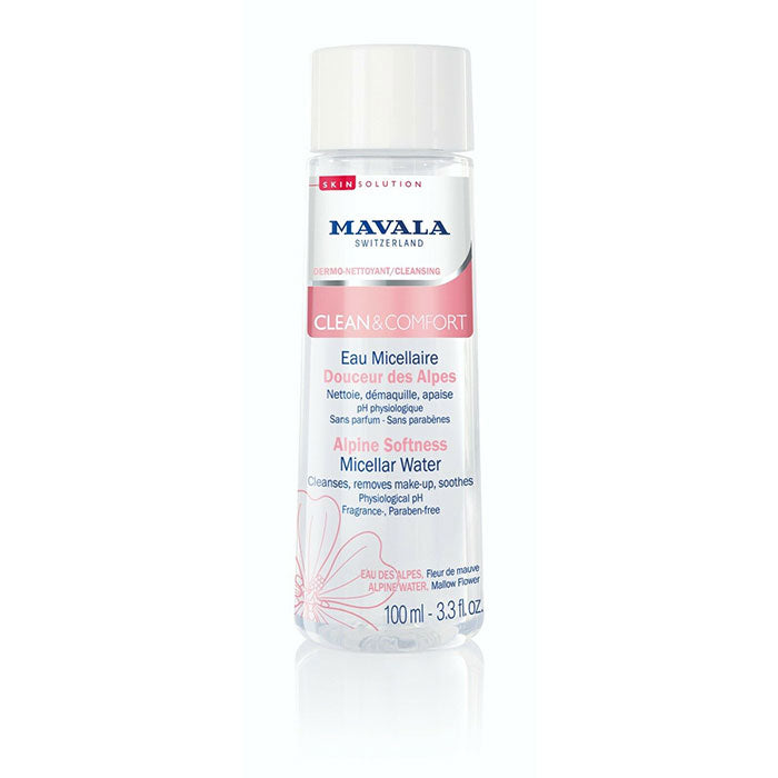 MAVALA CLEAN & COMFORT EAU MICELLAIRE DOUCER DES ALPES 100 ML - Tre Pi Profumerie