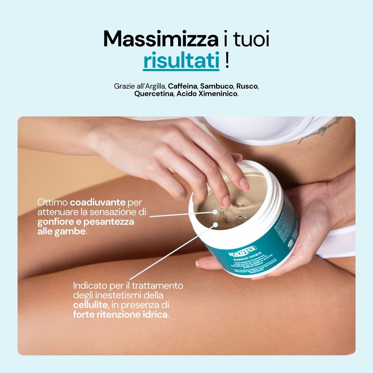 Iodase Cosmetics Fango cellulite effetto fresco