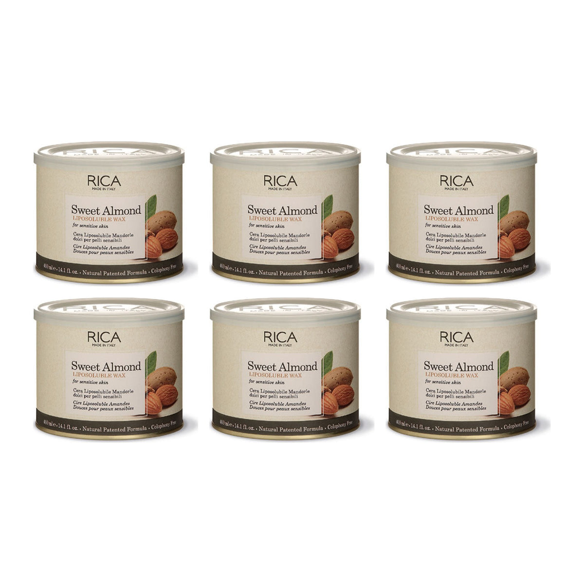 RICA CERETTA LIPOSOLUBILE MANDORLE DOLCI 400 ML - CONF. 6 PZ