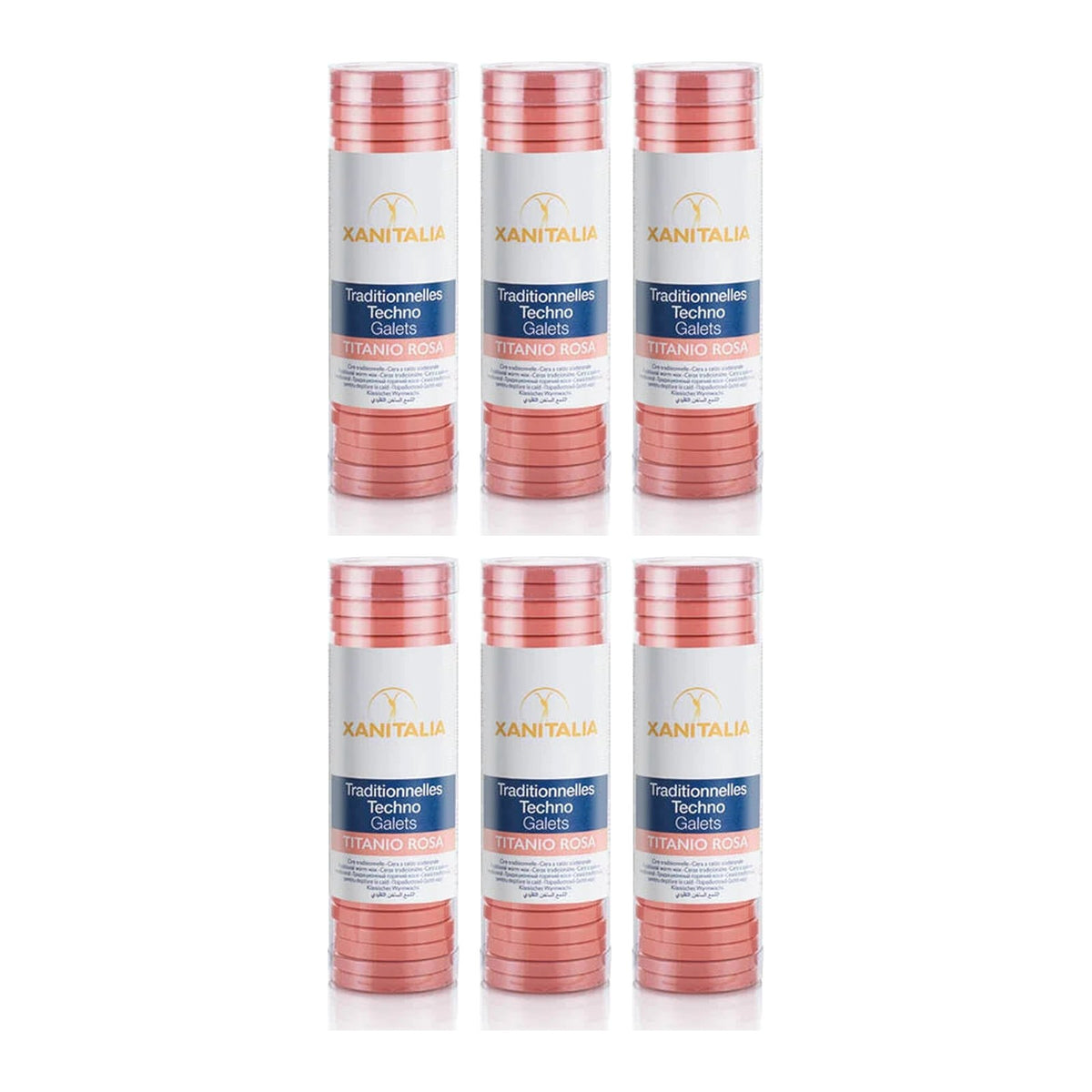 XANITALIA PREMIUM CERA CALDO 20 DISCHI 20X20 GR ROS - CONF. 6 PZ