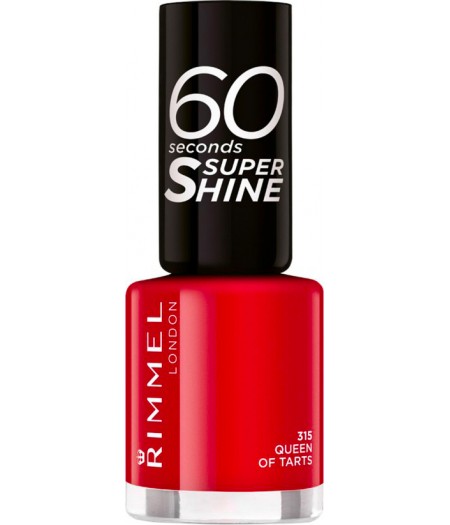 RIMMEL 60 SECONDS SUPERSHINE SMALTO QUEEN OF TARTS 315 - Tre Pi Profumerie
