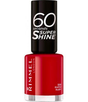 RIMMEL 60 SECONDS SUPERSHINE SMALTO RAPID RUBY 320 - Tre Pi Profumerie