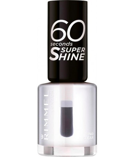 RIMMEL 60 SECONDS SUPERSHINE SMALTO CLEAR 740 - Tre Pi Profumerie