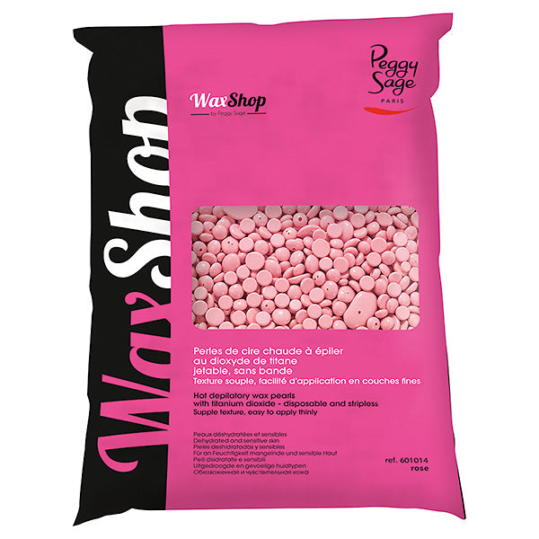 PEGGY SAGE PERLE DI CERA DEPILATORIA A CALDO 800G ROSE - Tre Pi Profumerie