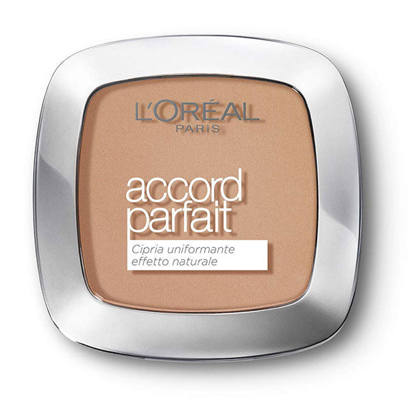 L'OREAL CIPRIA ACCORD PARFAIT LA POUDRE CARAMEL DORE 6.5.D/6.5.W - Tre Pi Profumerie