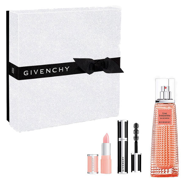 GIVENCHY LIVE IRRESISTIBLE COFANETTO EDP 50 ML + MASCARA + LIP - Tre Pi Profumerie