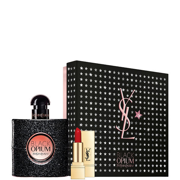 YVES SAINT LAURENT BLACK OPIUM COFANETTO EDP 50 ML + LIPSTICK - Tre Pi Profumerie