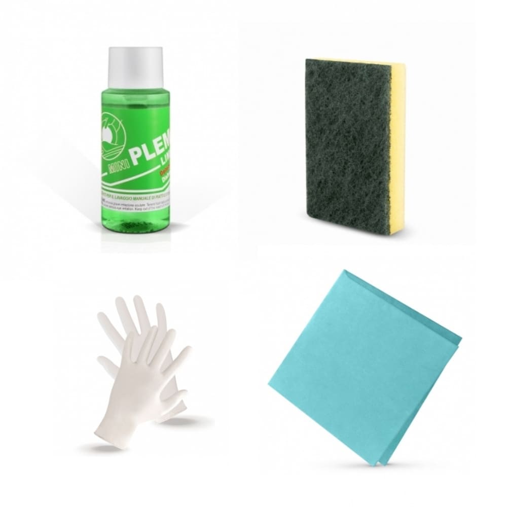 Flexi Amenities Welcome kit di benvenuto ospiti con prodotti di pulizia per la cucina