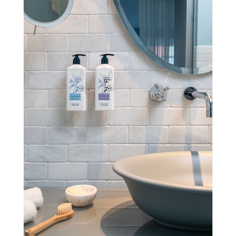 Flexi Amenities Ricarica Shampoo e Balsamo Le Jardin Med Bottiglia da 1 Litro