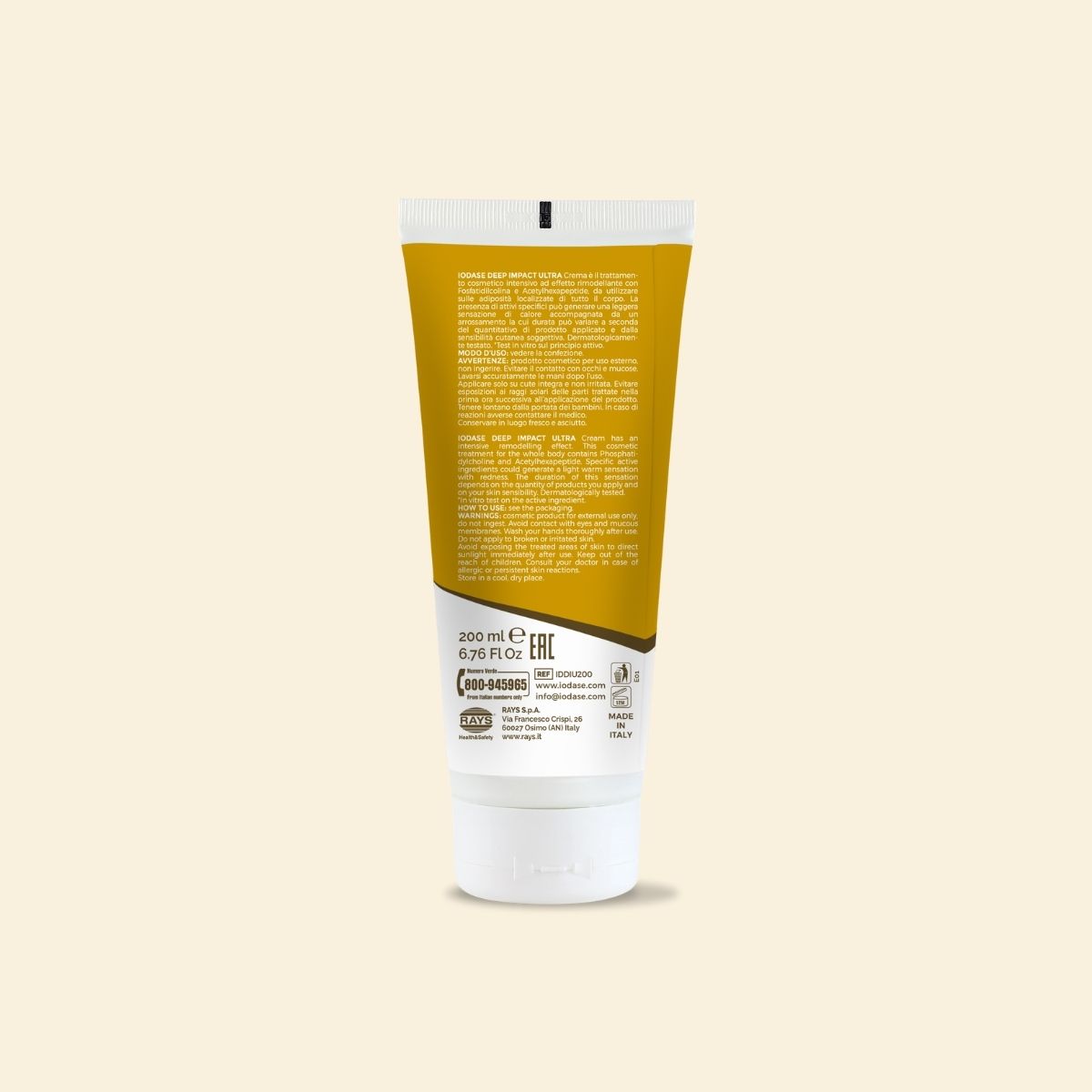 Iodase Cosmetics Crema intensiva rimodellante total body