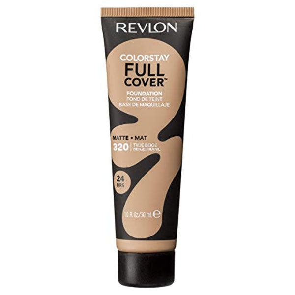 REVLON COLORSTAY FULL COVER FOUNDATIONT MATTE TRUE BEIGE 320 - Tre Pi Profumerie