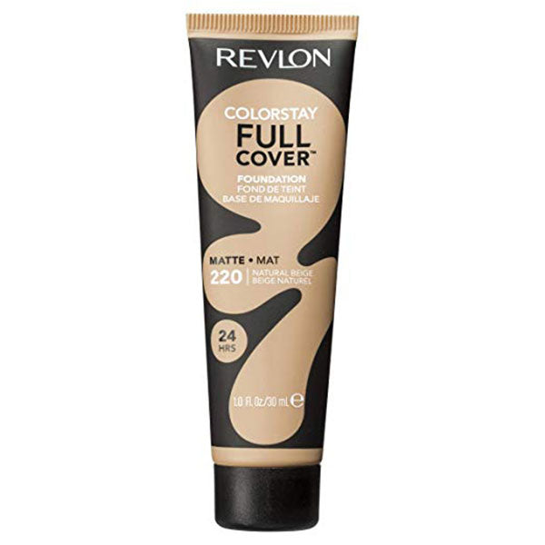 REVLON COLORSTAY FULL COVER FOUNDATIONT MATTE NATURAL BEIGE 220 - Tre Pi Profumerie