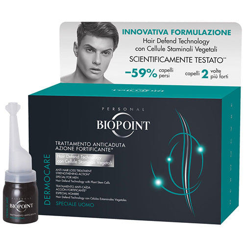 BIOPOINT CELLULE STAMINALI FIALE UOMO FIALE X12 - Tre Pi Profumerie