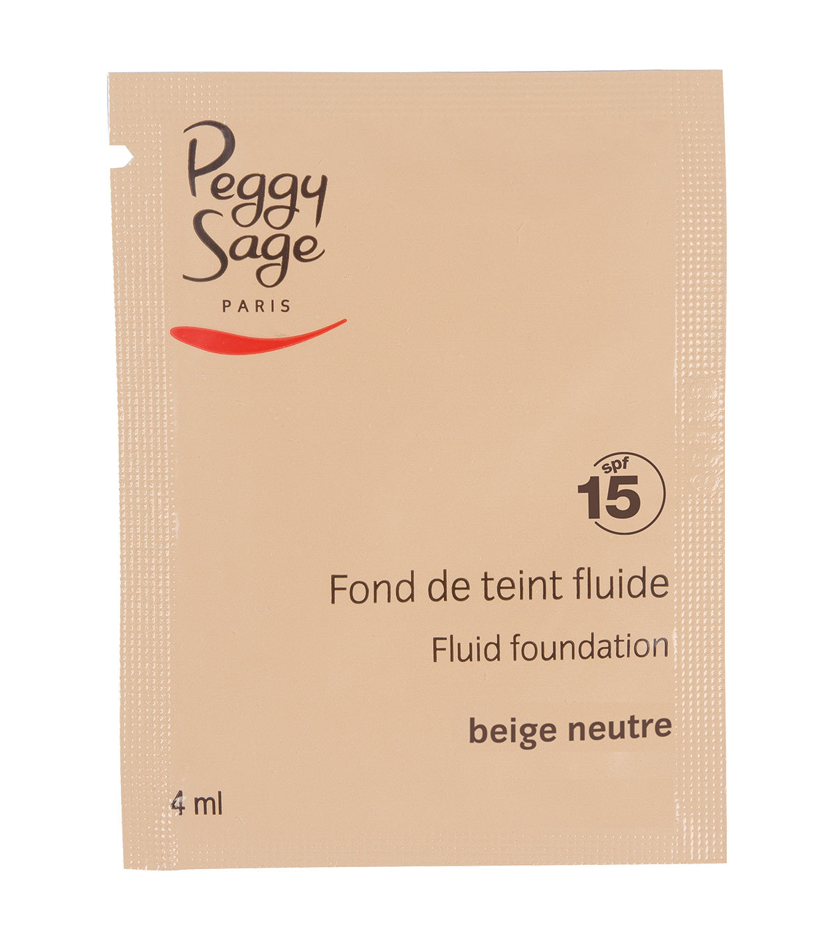 PEGGY SAGE CAMPIONE FONDOTINTA FLUIDO BEIGE NEUTRE 4ML - Tre Pi Profumerie