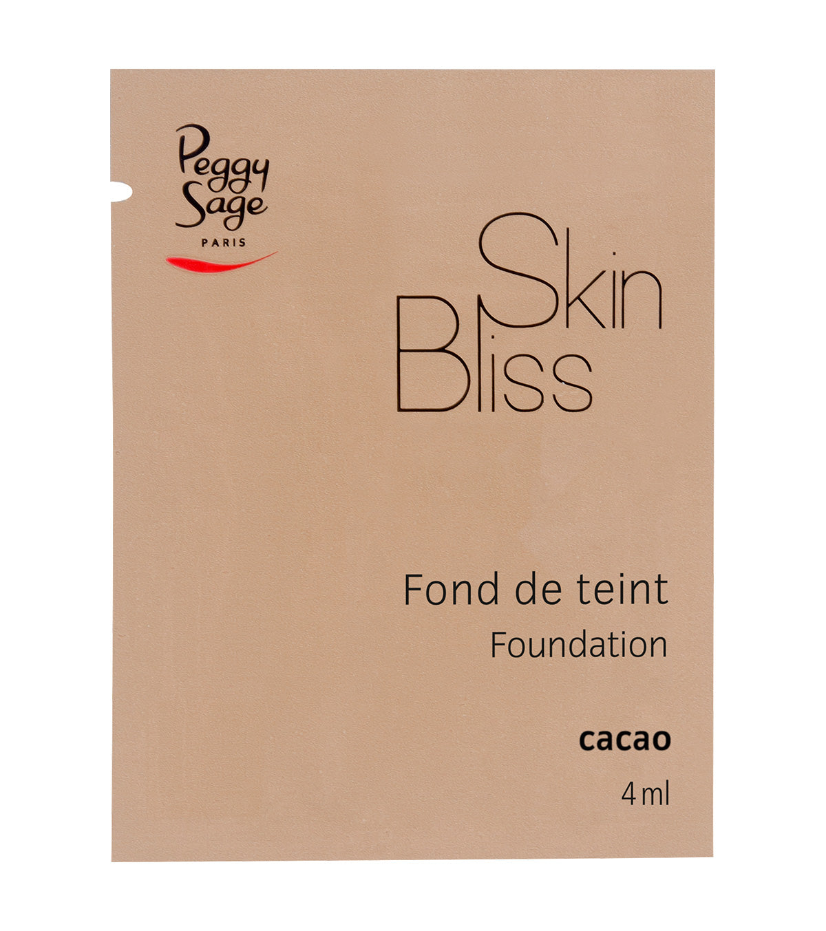 PEGGY SAGE CAMPIONE FONDOTINTA SKINBLISS CACAO 4ML - Tre Pi Profumerie