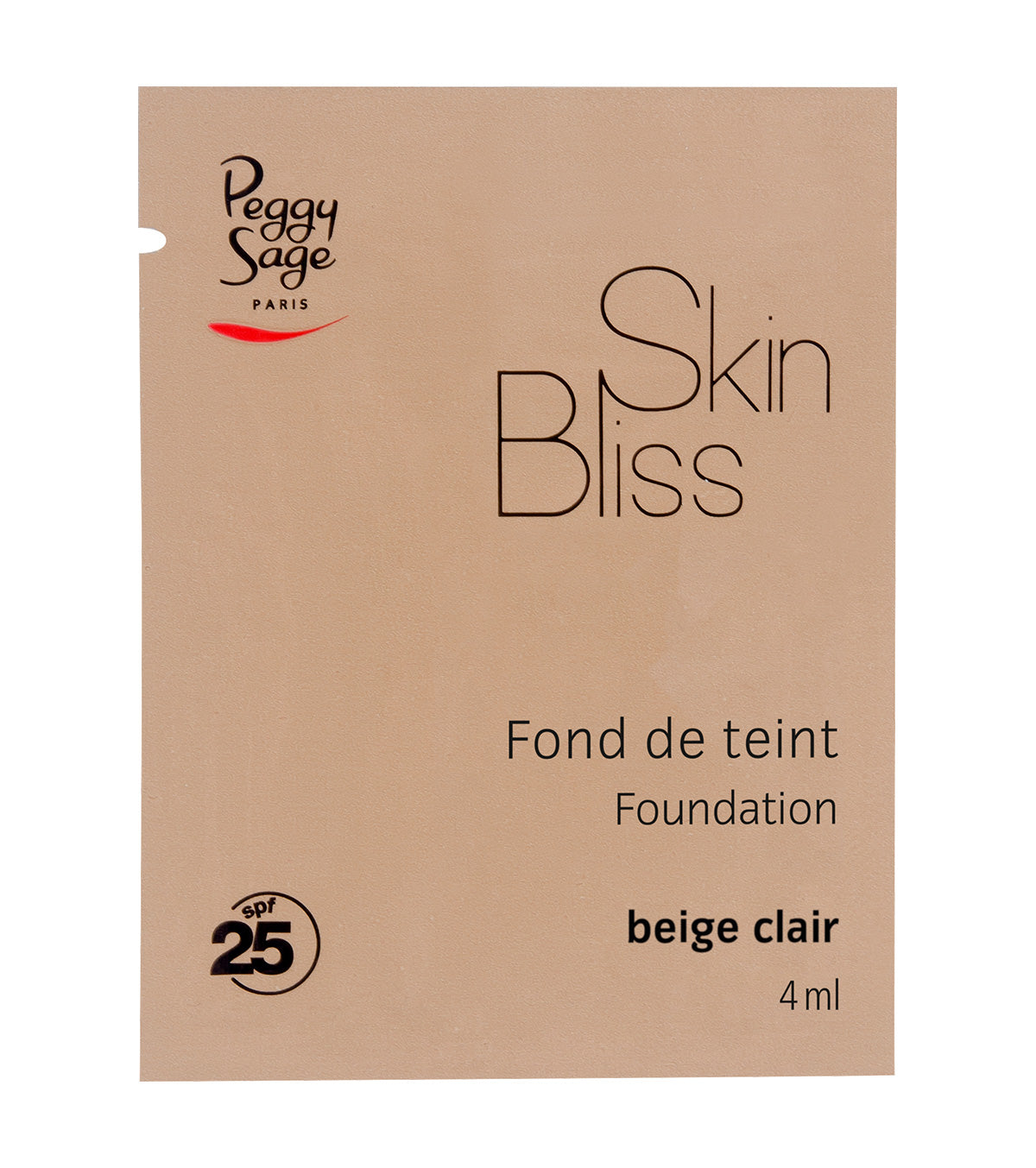 PEGGY SAGE CAMPIONE FONDOTINTA SKINBLISS BEIGE CLAIR 4ML - Tre Pi Profumerie