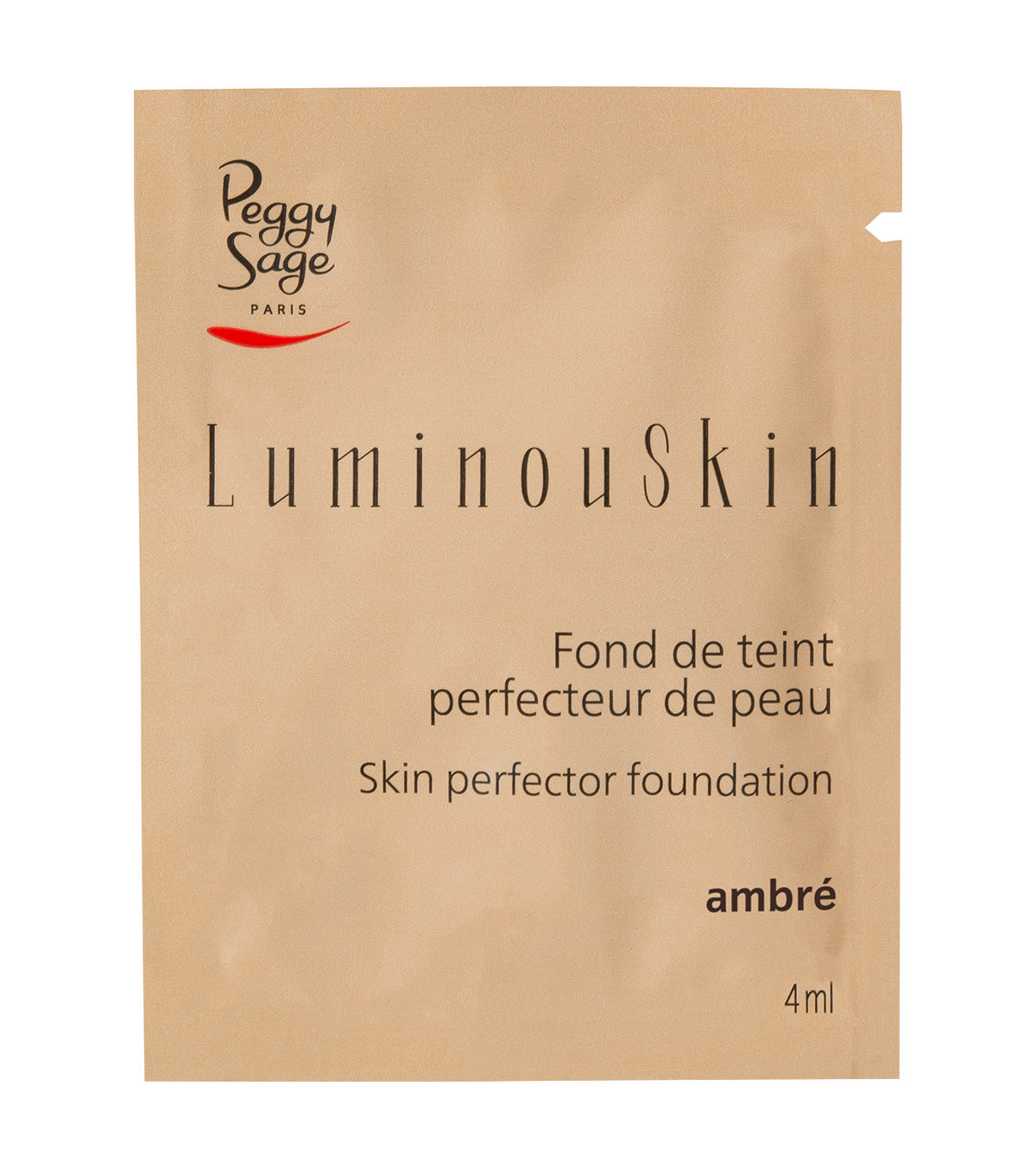 PEGGY SAGE CAMPIONE FONDOTINTA PERFEZIONATORE LUMINOUSKIN - AMB - Tre Pi Profumerie