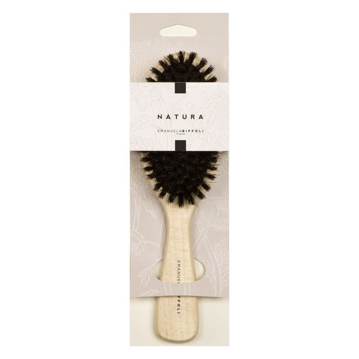 BIFFOLI SPAZZOLA OVALE SETOLA LINEA NATURALE 8323 - Tre Pi Profumerie