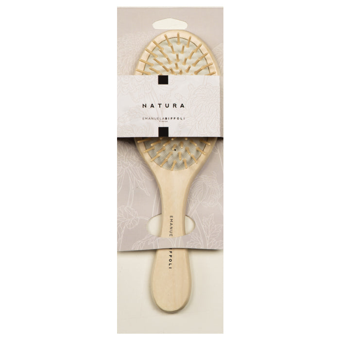 BIFFOLI SPAZZOLA OVALE GRANDE LINEA NATURALE 8332 - Tre Pi Profumerie