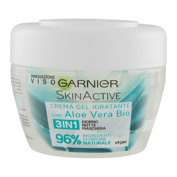 GARNIER SKIN ACTIVE ACQUA CREMA GEL IDRATANTE 3IN1 ALOE 150 ML - Tre Pi Profumerie