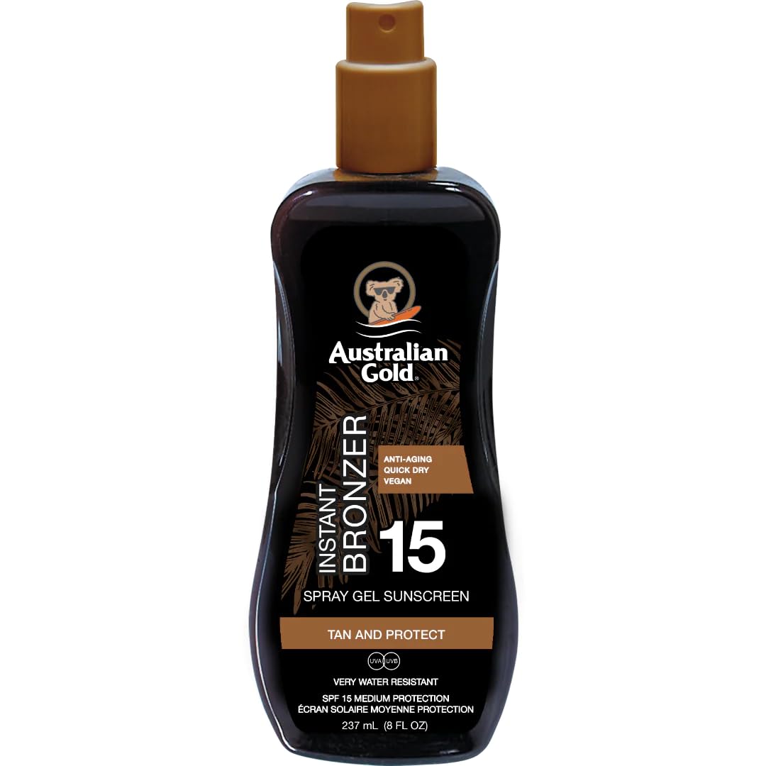 AUSTRALIAN GOLD SPRAY GEL SPF 15 MEDIUM PROTECTION 237 ML