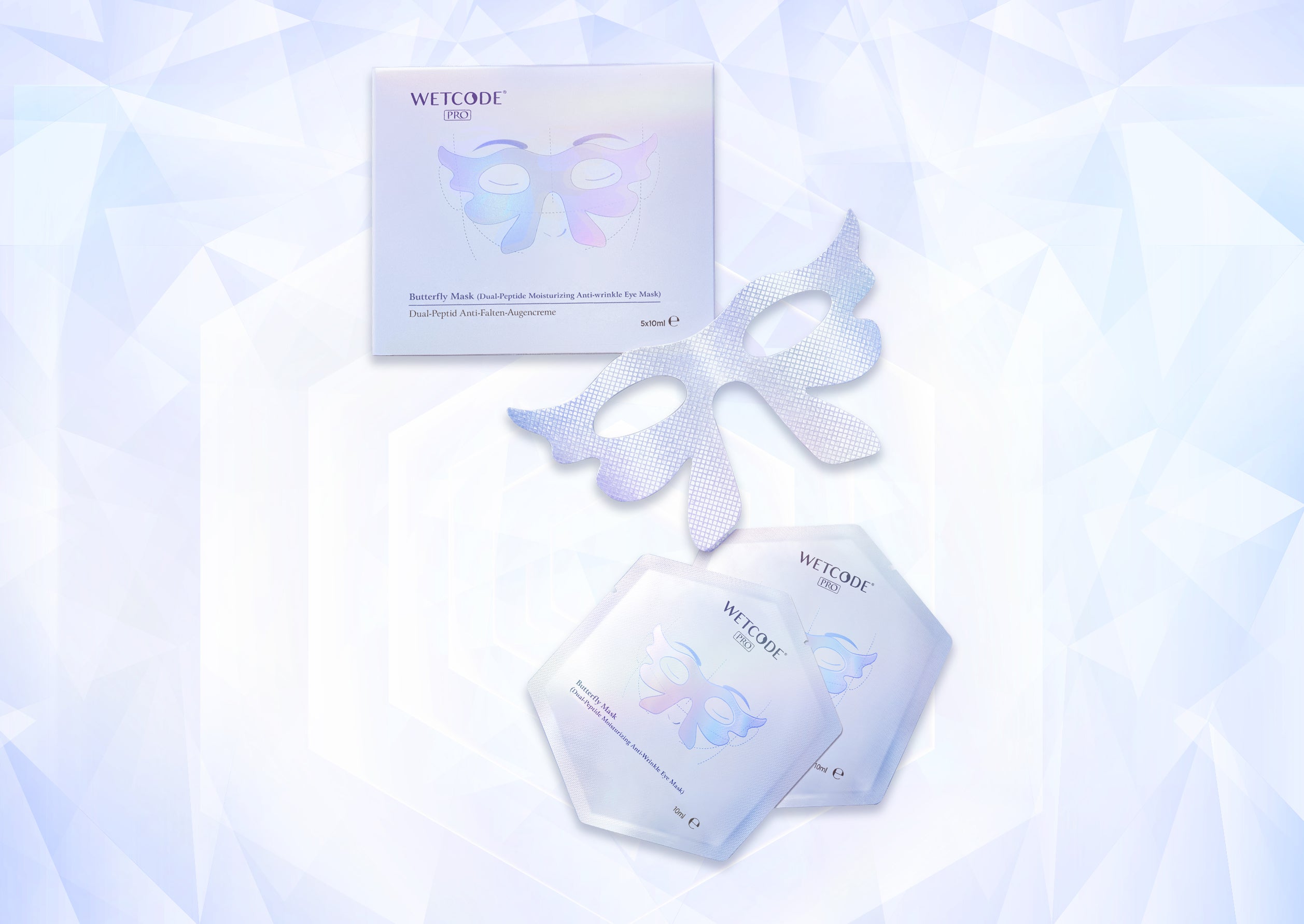 WETCODE - Dual-peptide Moisturizing Anti-wrinkle Eye Mask *5pz