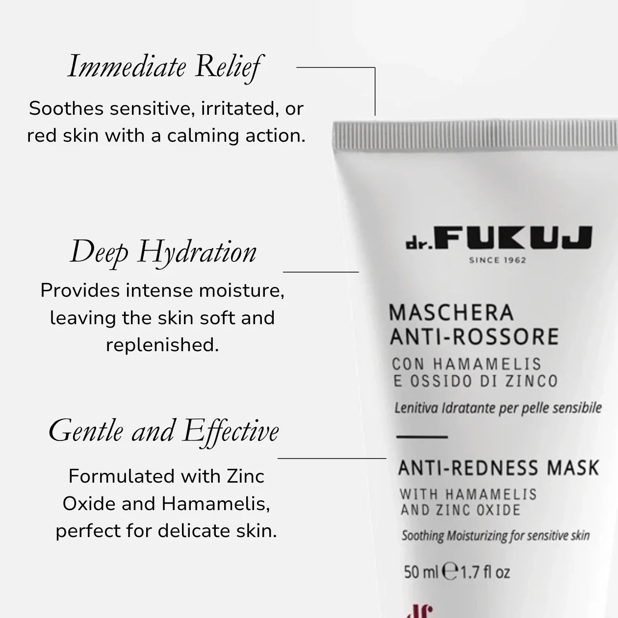 Dr.Fukuj Maschera Antirossore Lenitiva