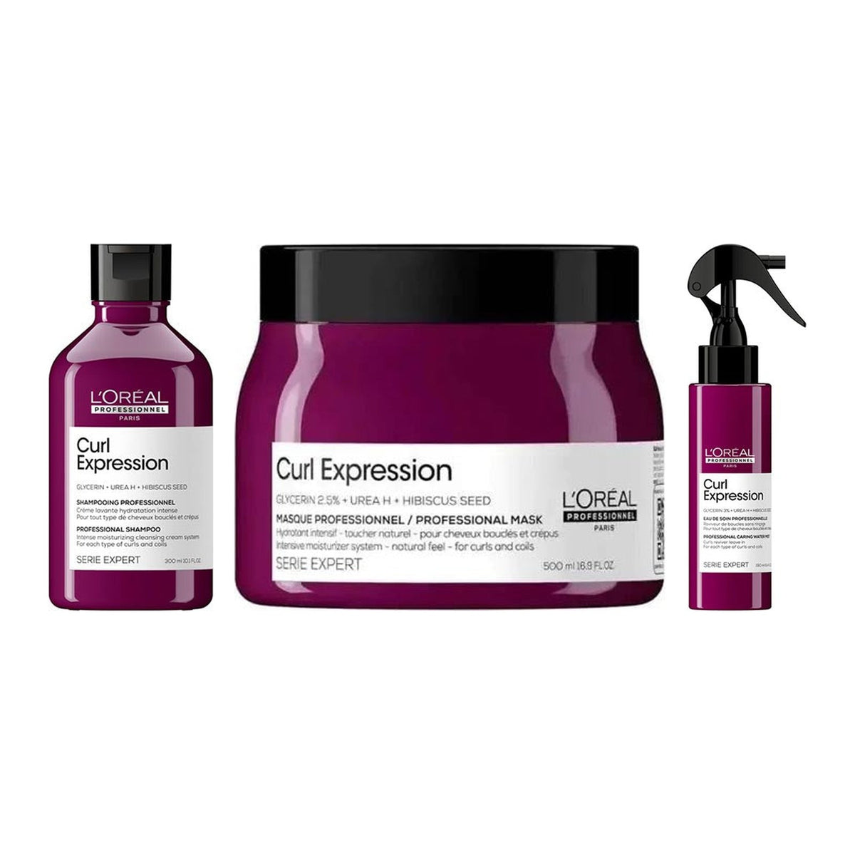 KIT L'OREAL PROFESSIONNEL SERIE EXPERT CU SHAMPOO+MASCHERA+SPRAY