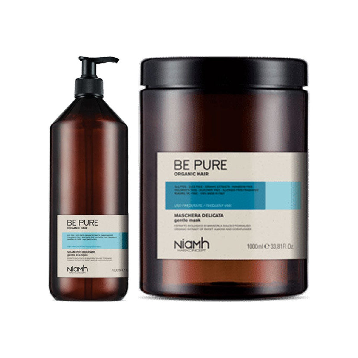 KIT NIAMH BE PURE DELICATO SHAMPOO+MASCHERA