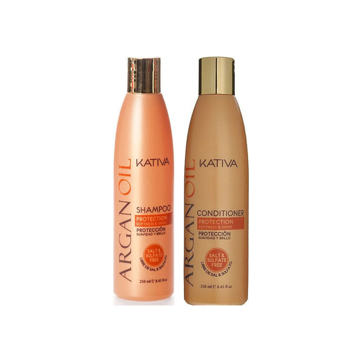 KIT KATIVA ARGAN OIL PROTECTION SOFTNESS E SHINE SHAMPOO+BALSAMO