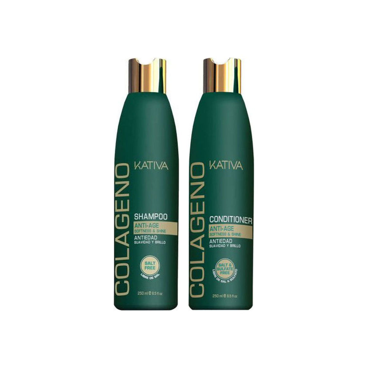 KIT KATIVA COLAGENO ANTI AGE SOFTNESS E SHINE SHAMPOO+BALSAMO