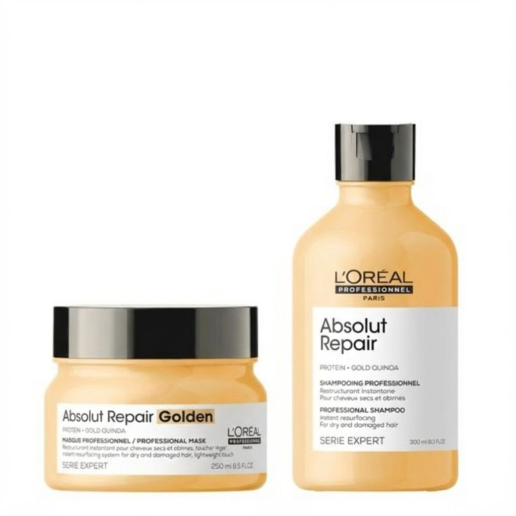 L'OREAL KIT CAPELLI ABSOLUT REPAIR BASE RIPARAZIONE SHAMPOO MASK