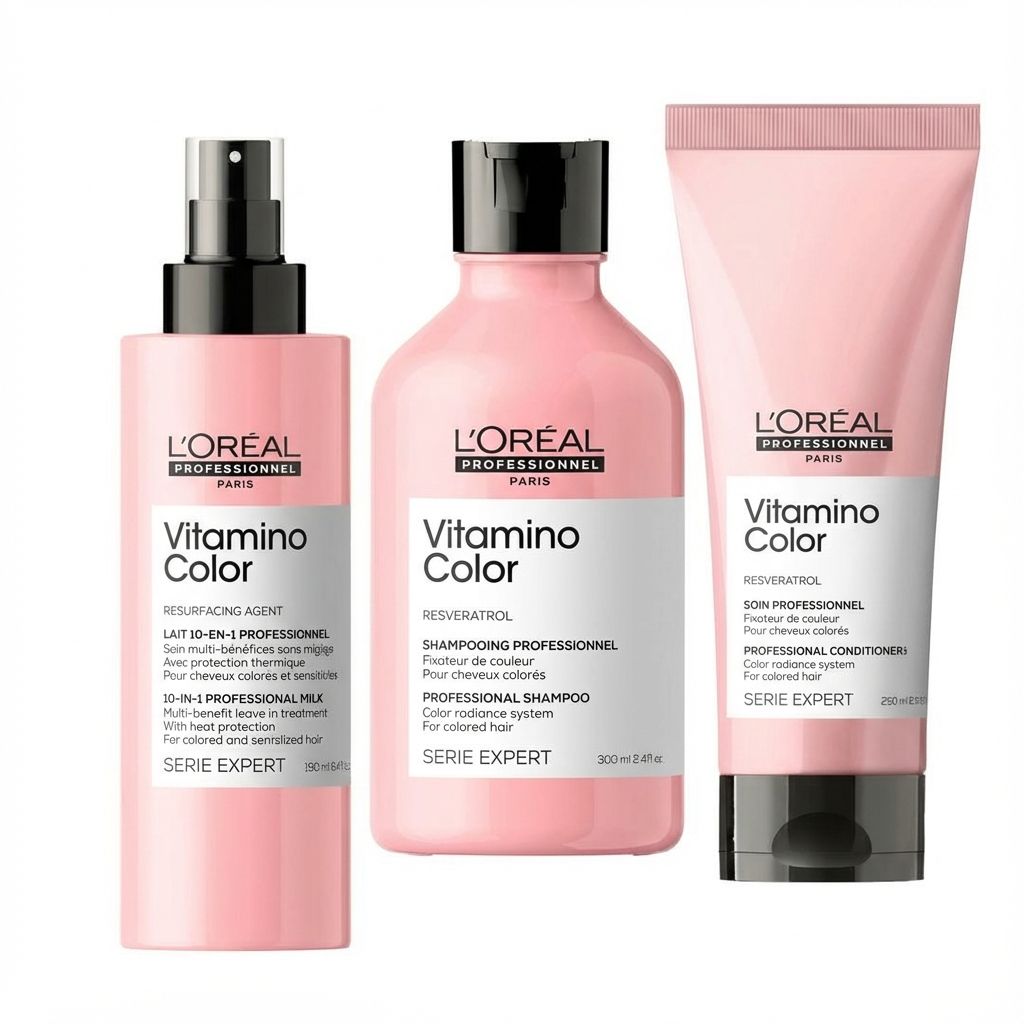 L'OREAL KIT CAPELLI VITAMINO COLOR AVANZATO FISSAGGIO COLORE SPRAY SHAMPOO CONDITIONER