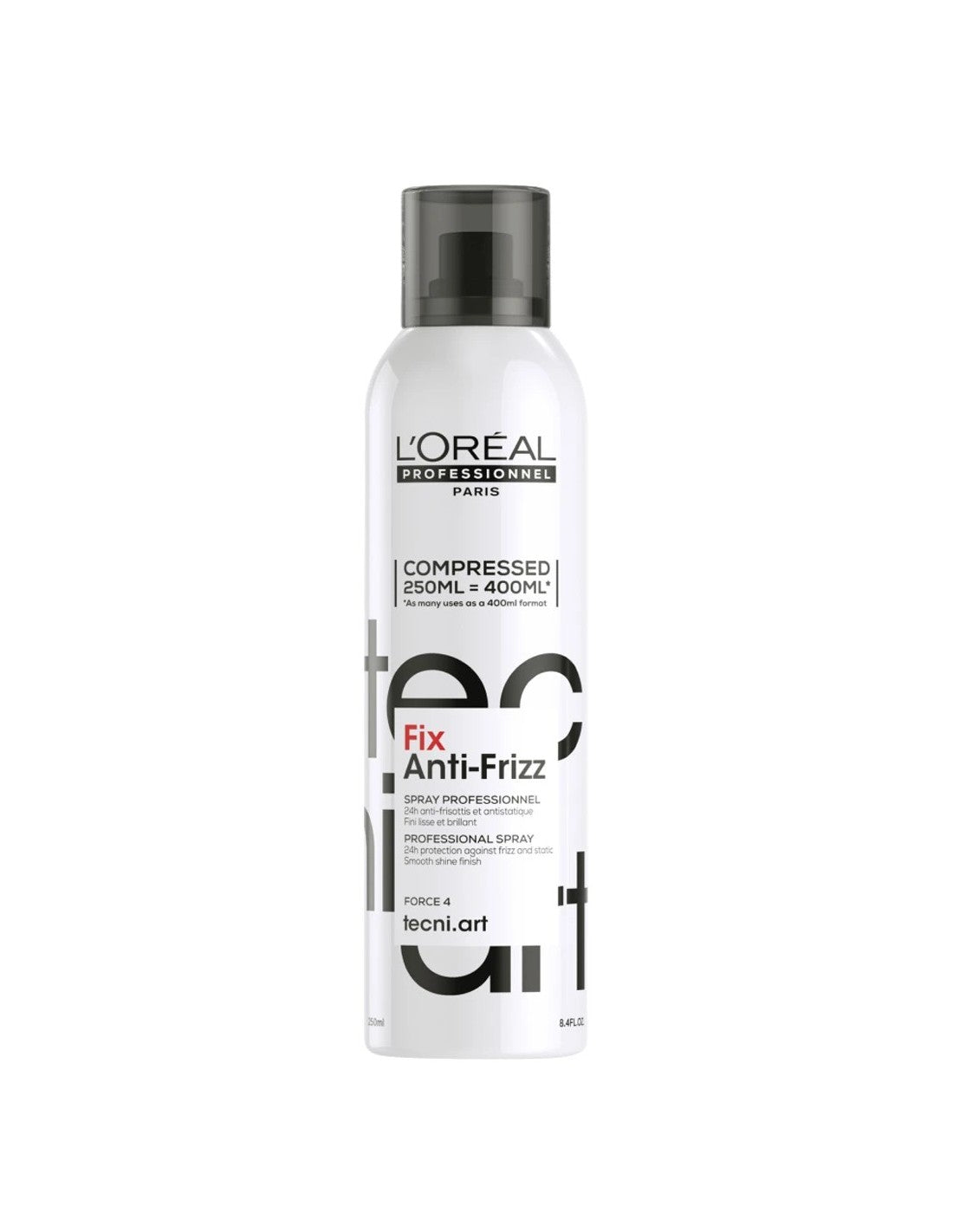 L'OREAL TECNI ART FIX ANTI FRIZZ SPRAY FORCE 4 250 ML